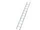 Ladder met rechte voet 1x10 sporten Euroline