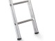 Ladder met rechte voet 1x10 sporten Euroline