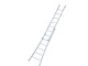 Ladder uitschuifbaar 2-delig 2 x 10 Solide