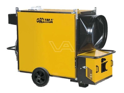 Heteluchtkanon Oklima SM 580 | Indirect gestookt