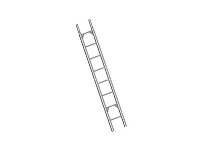 Steigerladder staal 3 meter