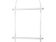 Staaldraad klimladder 310mm voor driepoot