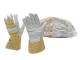 Werkhandschoen nerfleder met palmversterking | Bundel 10 paar