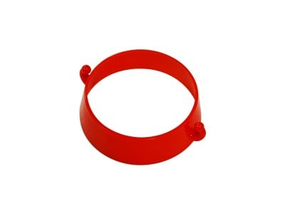 Verkeerskegel kettingring kunststof rood