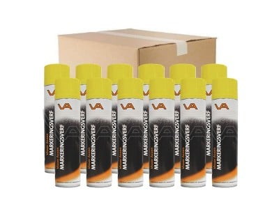 Markeringsverf GEEL doos | 12 spuitbussen