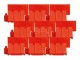 Barrier kunststof rood set 9 stuks