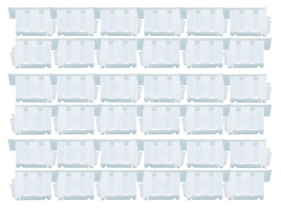 Barrier kunststof wit set 36 stuks