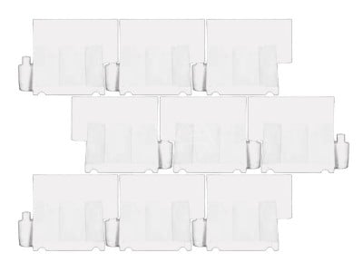 Barrier kunststof wit set 9 stuks