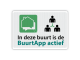 Verkeersbord BuurtApp BA01 60 x 40 cm