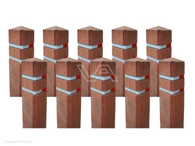Diamantkoppaal hardhout actiepakket | 10 stuks