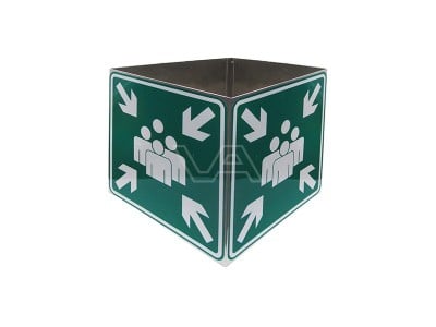 Bord Verzamelplaats kubus vierzijdig 40 x 40 cm