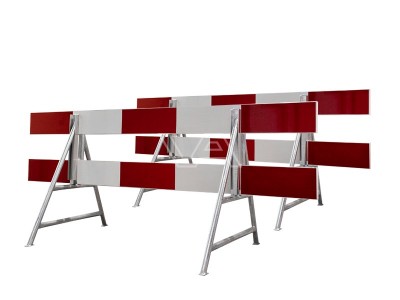 Afzethek 250cm glasvezel dubbelzijdig compleet | 2 stuks