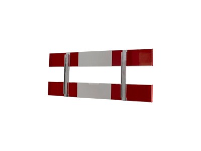 Afzethek 150cm aluminium enkelzijdig