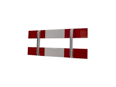 Afzethek 150cm glasvezel enkelzijdig