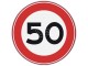Verkeersbord RVV A01-50 - Maximumsnelheid 50 km