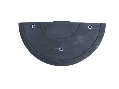 Verkeersdrempel 50mm eindstuk