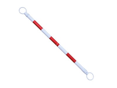 Afstandshouder telescopisch rood-wit 110-220 cm