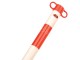 Afzetpaal JSP Rood-Wit + SET 6st +ketting 25m 