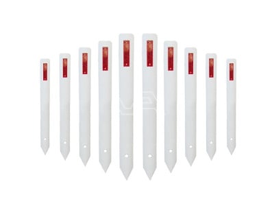 Bermpaal flexibel 2x reflector | 10 stuks