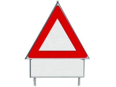 Driepoot staander gegalvaniseerd met B06 en onderbord