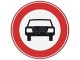 Verkeersbord RVV C06 - Verboden voor auto's