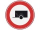 Verkeersbord RVV C10 - Verboden voor aanhangwagens