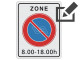 Verkeersbord RVV E01zb - Parkeerverbodzone