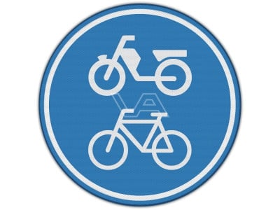 Verkeersbord RVV G12a - (Brom-)fietspad