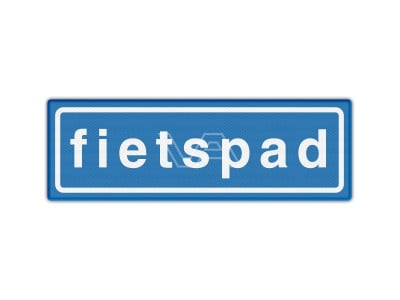 Verkeersbord RVV G13 - Onverplicht fietspad