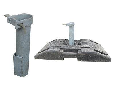 Grondpot voor baakvoet