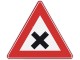 Verkeersbord RVV J08 - Gevaarlijk kruispunt
