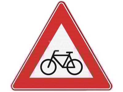 Verkeersbord RVV J24 - Fietsers en bromfietsers