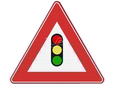 Verkeersbord RVV J32 - Verkeerslichten