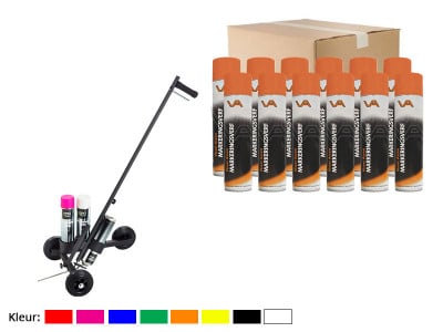 Markeringsmachine met GRATIS doos markeringsverf