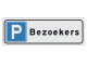 Verkeersbord Parkeren Bezoekers