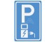Verkeersbord RVV E08o - Parkeren elektrische auto