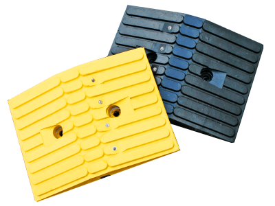 Verkeersdrempel 55mm < 10 km/h middenstuk geel/zwart