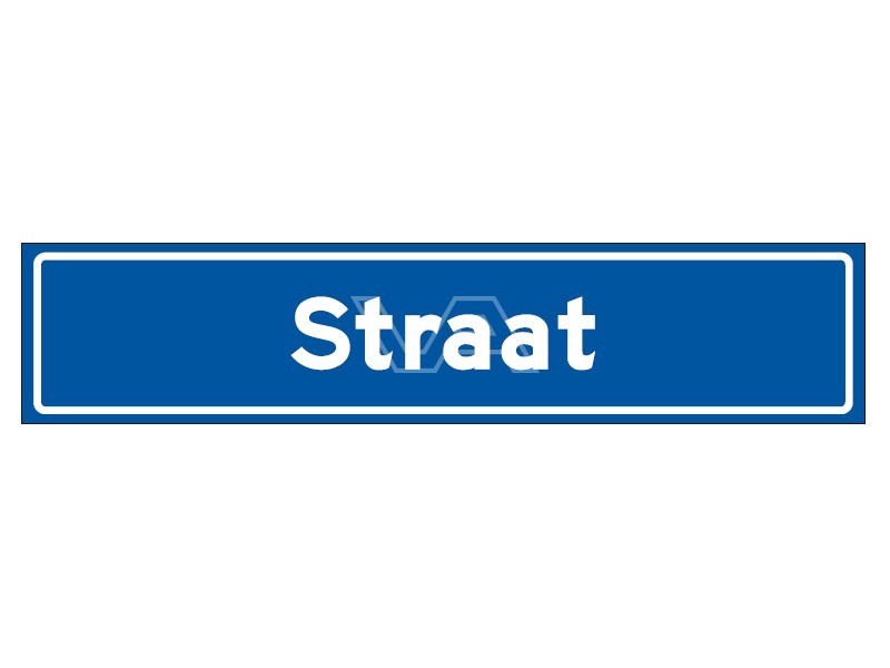 Straatnaambord N01 15 cm