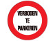 Verkeersbord Verboden te parkeren