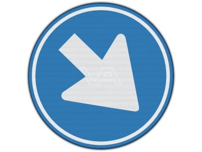 Verkeersbord RVV D02 - Rijrichting