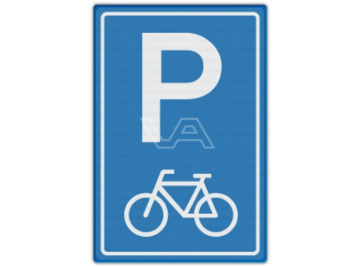 Verkeersbord RVV E08f - Parkeren fietsen