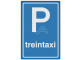 Verkeersbord RVV E08h - Parkeren treintaxi