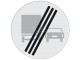 Verkeersbord RVV F04 - Einde inhaalverbod voor vrachtwagens