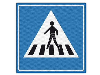 Verkeersbord RVV L02 - Voetgangersoversteekplaats