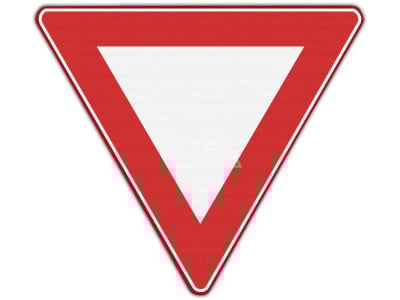 Verkeersbord RVV B06 - Voorrang verlenen