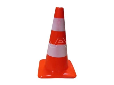 Verkeerskegel 50 cm gestreept  kl. 1