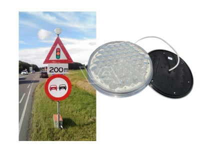 Voorwaarschuwingslamp