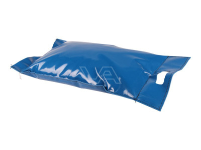 Zandzak gevuld PVC blauw 15 kg