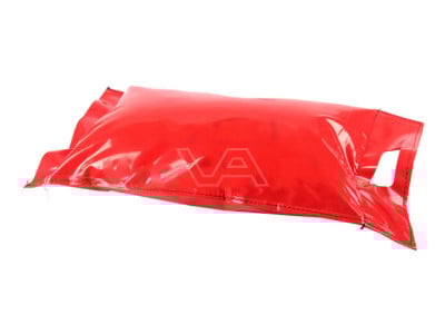 Zandzak gevuld PVC rood 15 kg