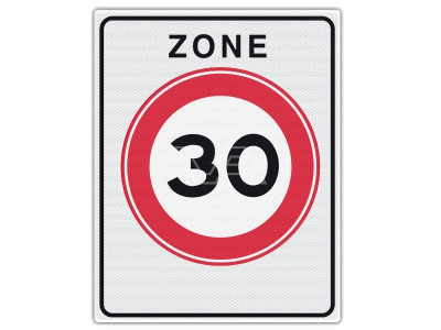 Verkeersbord RVV A01-30zb - 30km-zone